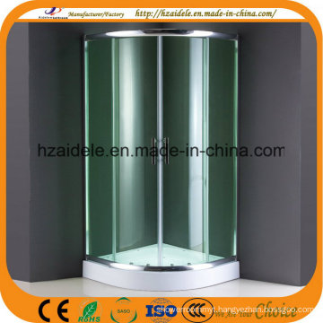 Green Glass Shower Enclosure